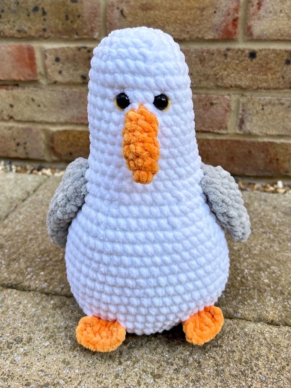 3-in-1 Crochet Bird Pattern: Pigeon, Duck, Seagull Amigurumi (PDF Pattern)