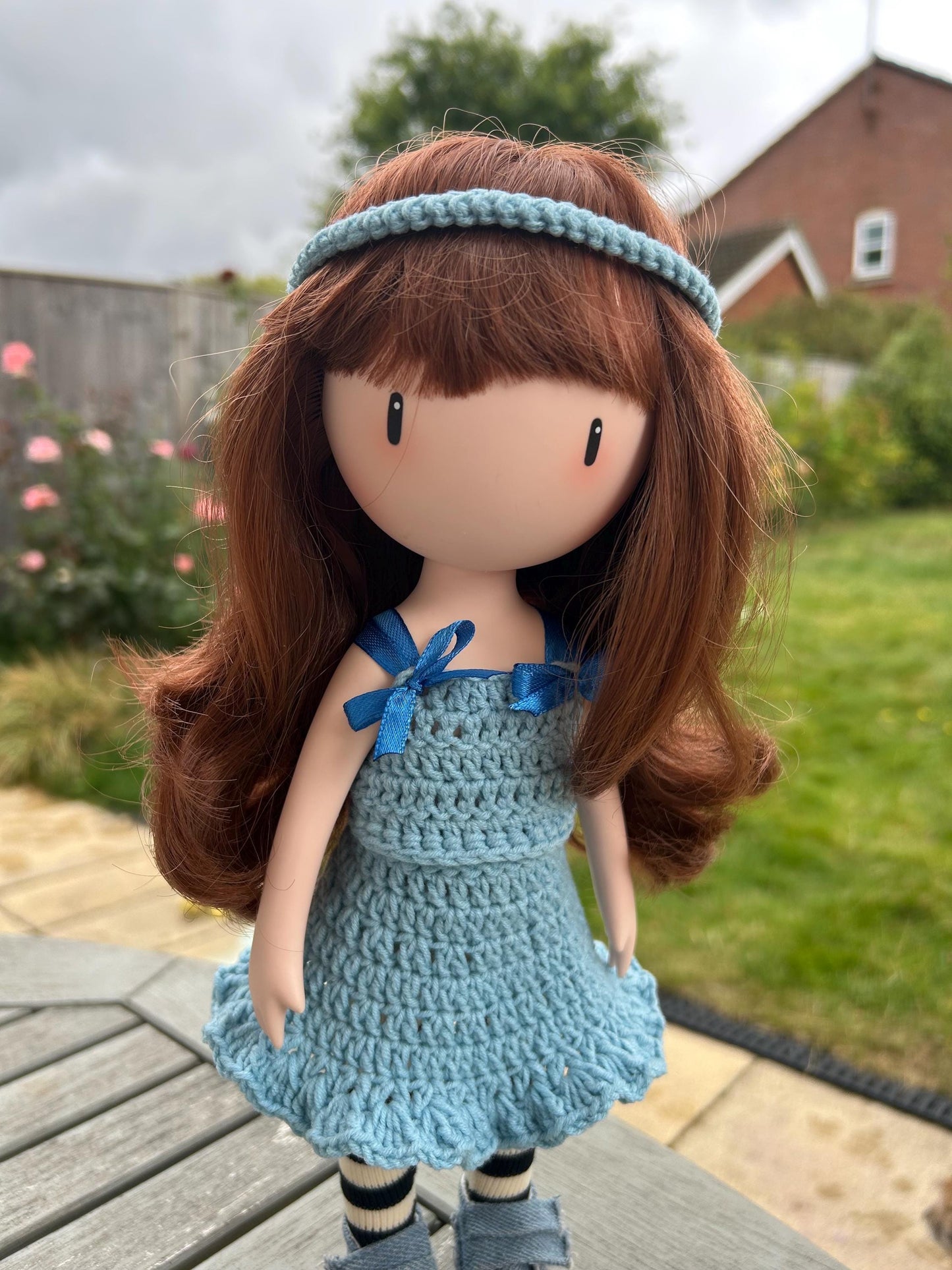 Pinafore dress for Gorjuss dolls