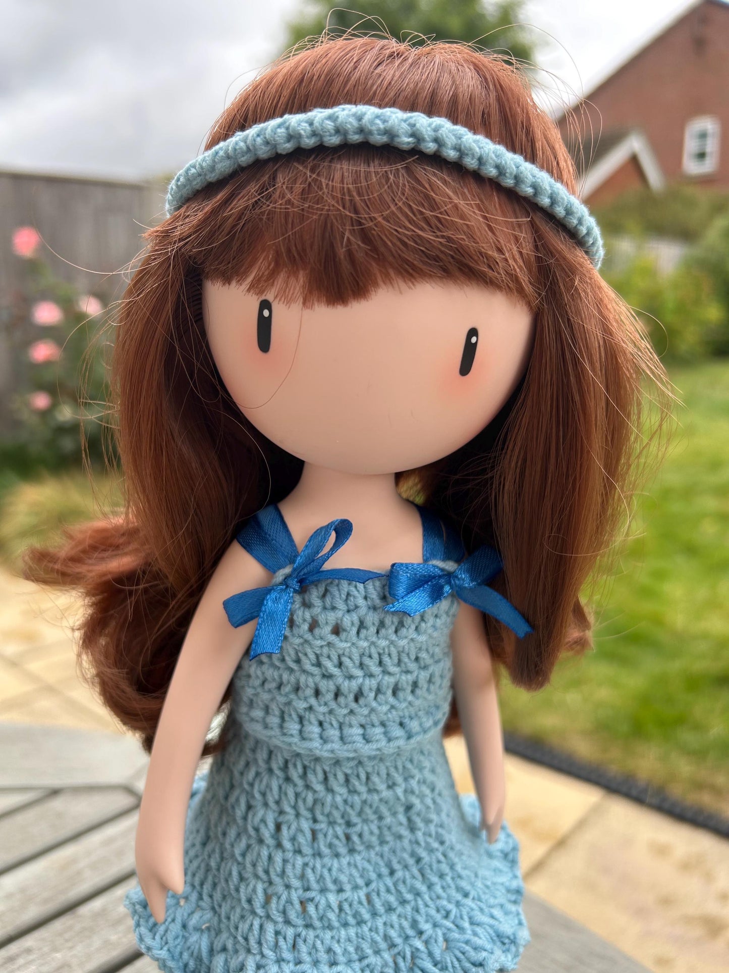 Pinafore dress for Gorjuss dolls