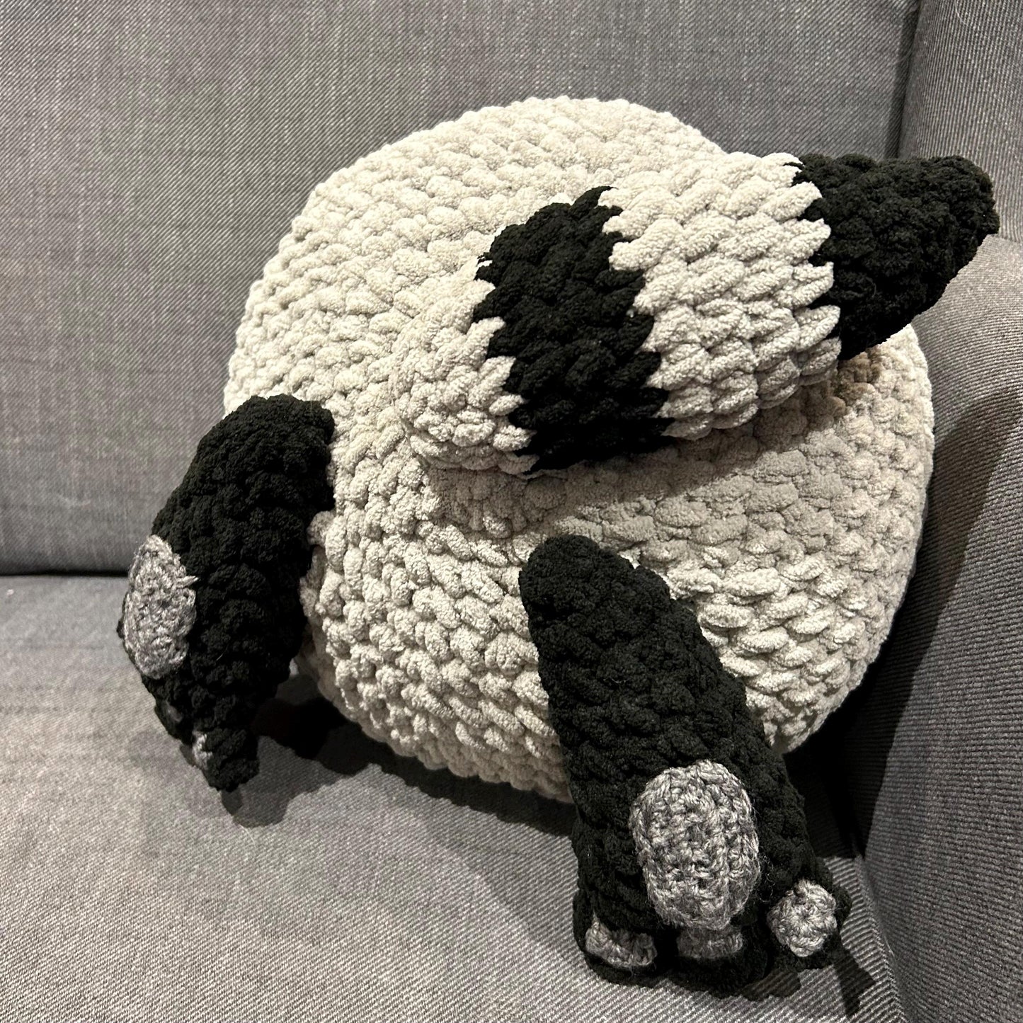 Animal Pillows Crochet Pattern: Bunny, Cat, Fox, Raccoon. PDF download, UK and US terms.