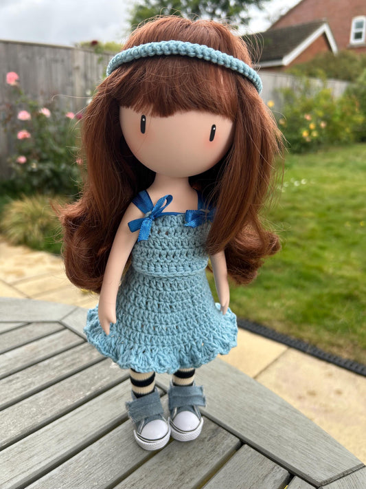 Pinafore dress for Gorjuss dolls