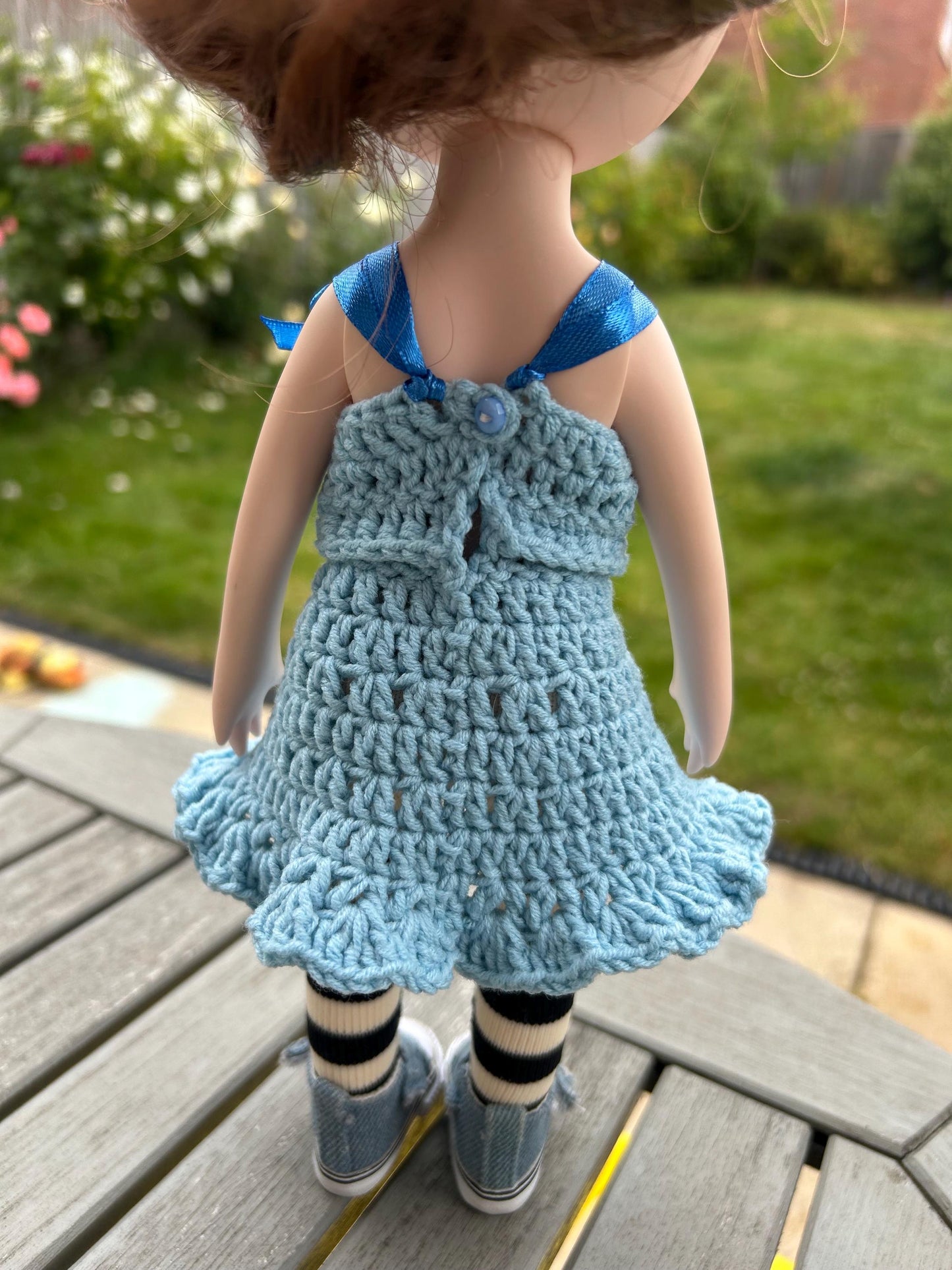 Pinafore dress for Gorjuss dolls