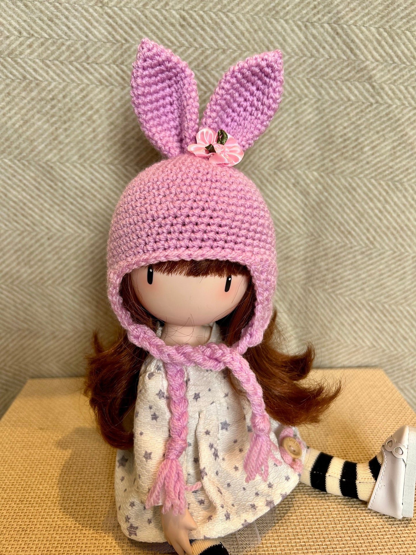 Bunny Hat for Gorjuss or Blythe dolls