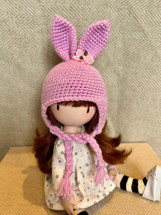 Bunny Hat for Gorjuss or Blythe dolls